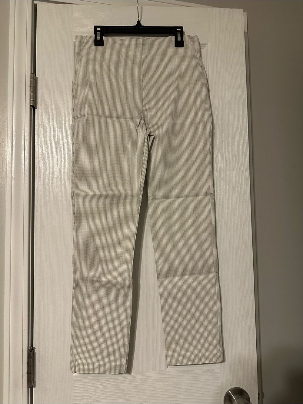 Women’s Black and White Straight Leg Pants